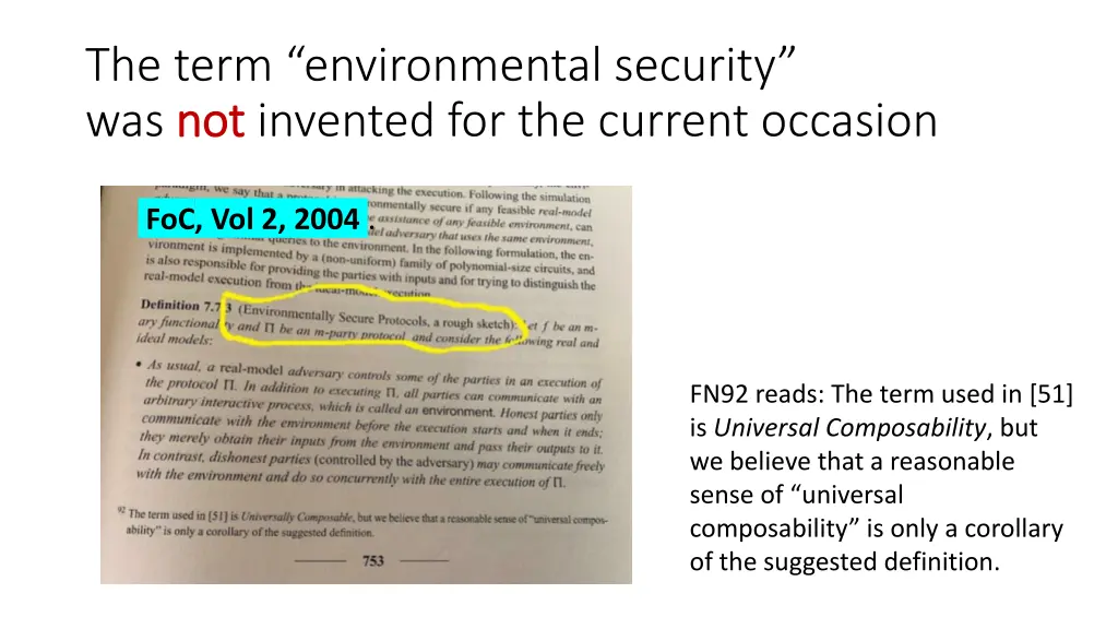 the term environmental security 1