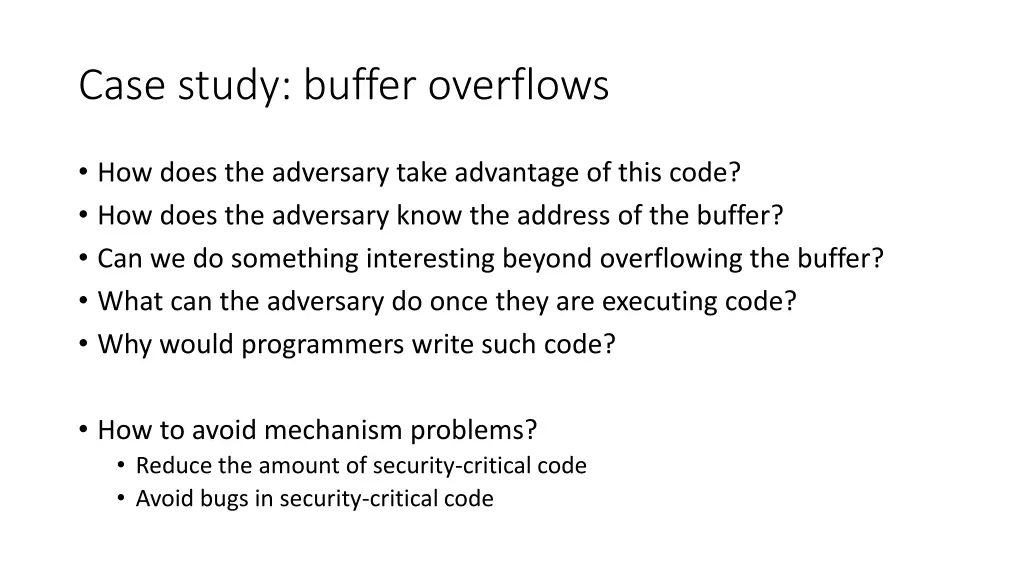 case study buffer overflows 3