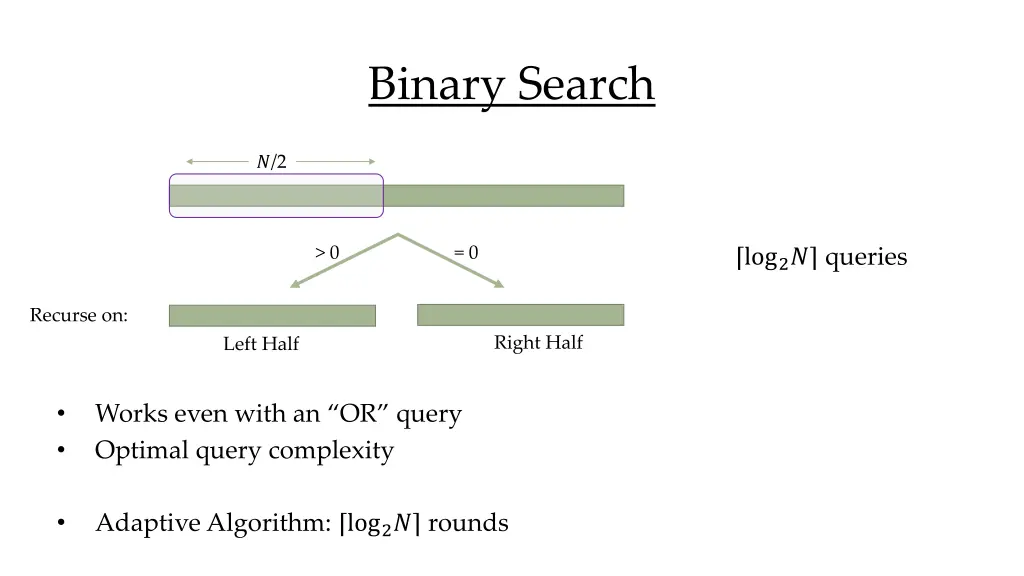 binary search