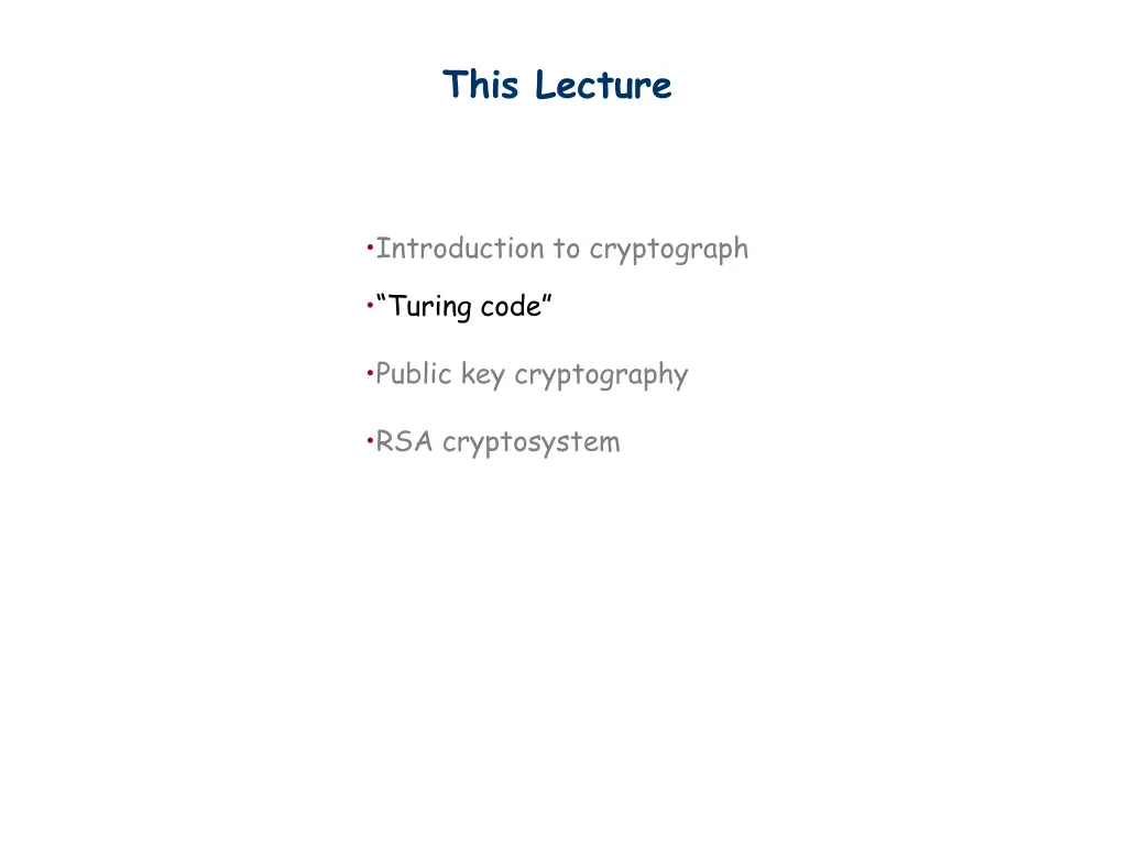 this lecture 1