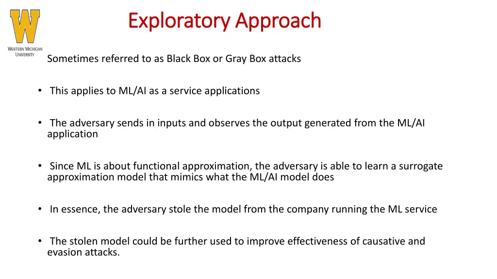 exploratory approach exploratory approach