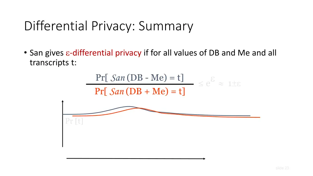 differential privacy summary