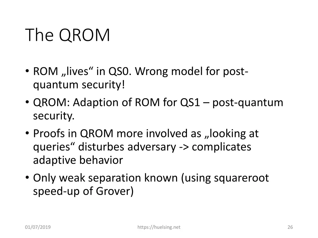 the qrom