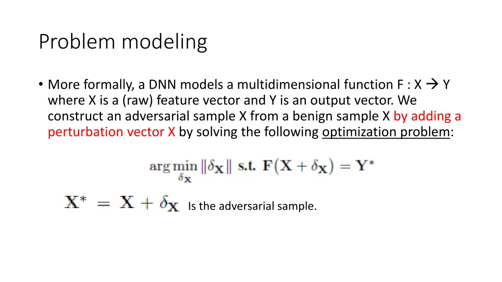 problem modeling