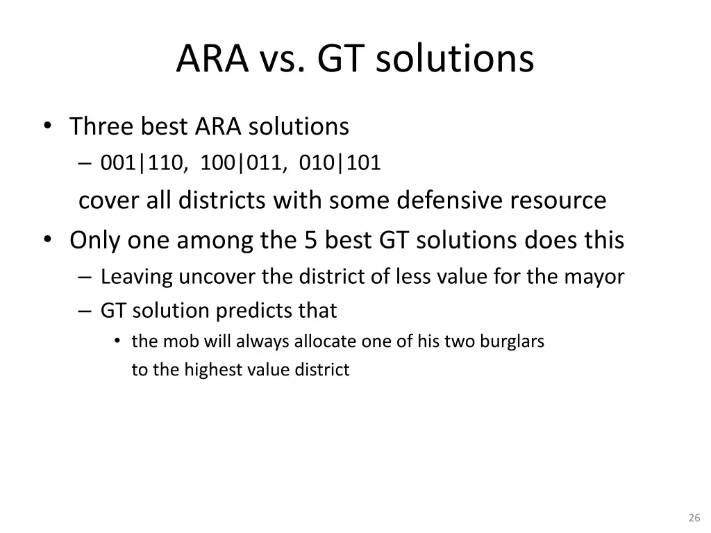 ara vs gt solutions