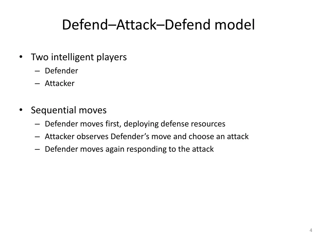 defend attack defend model