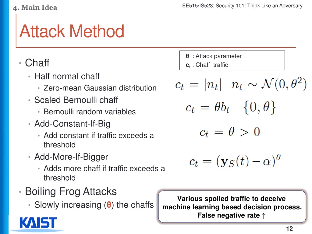 ee515 is523 security 101 think like an adversary 11