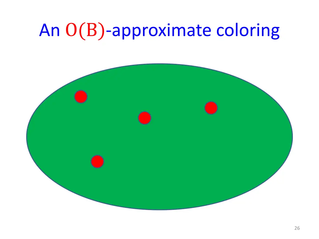 an o b approximate coloring 1