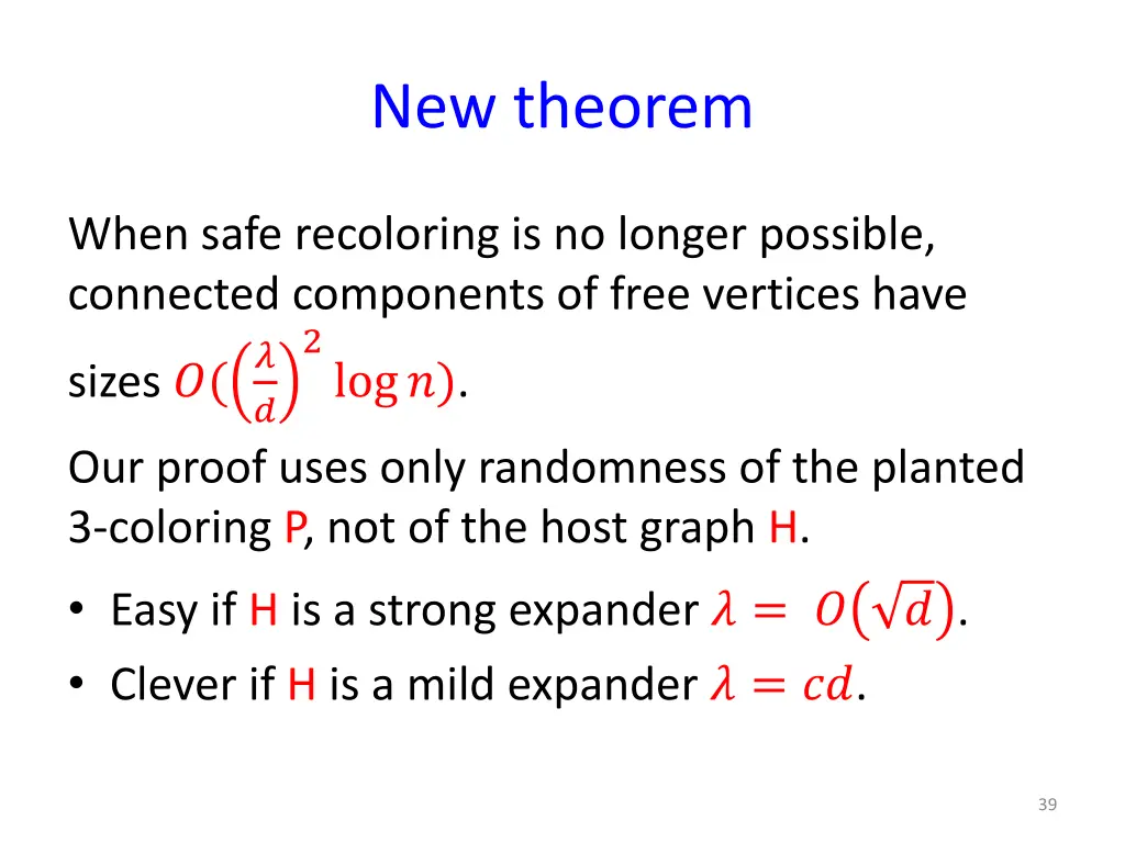 new theorem