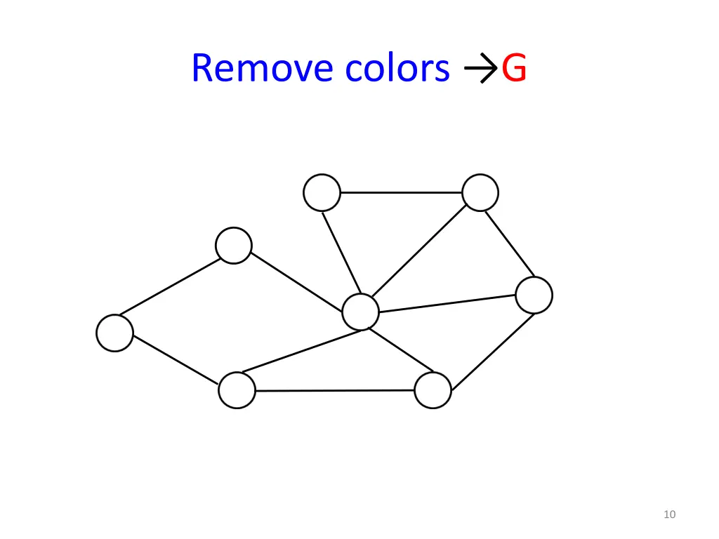 remove colors g