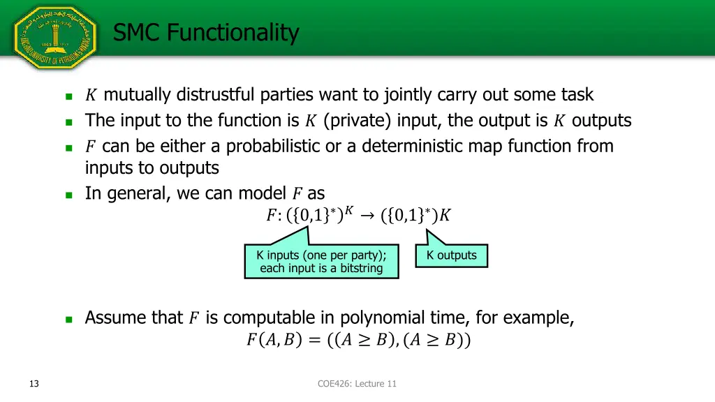 smc functionality