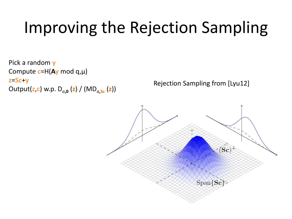 improving the rejection sampling