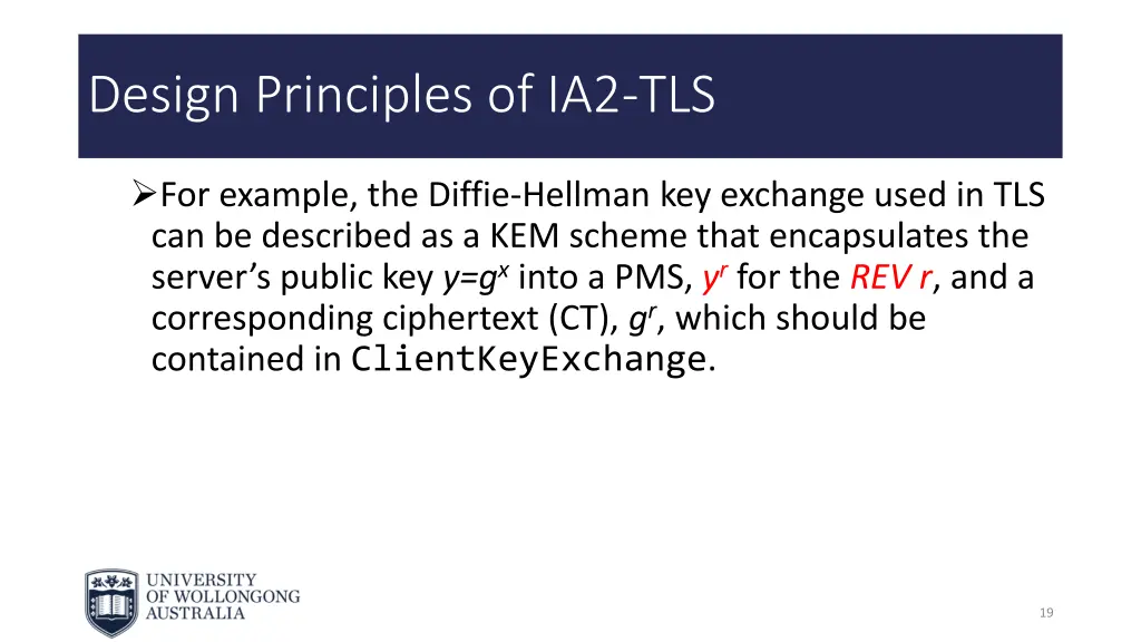 design principles of ia2 tls 4