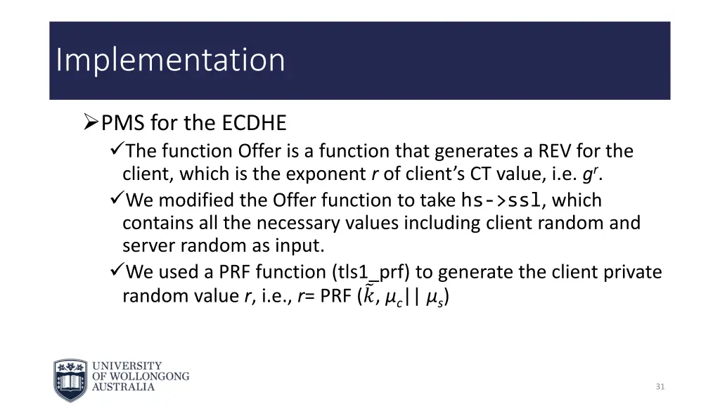 implementation 3