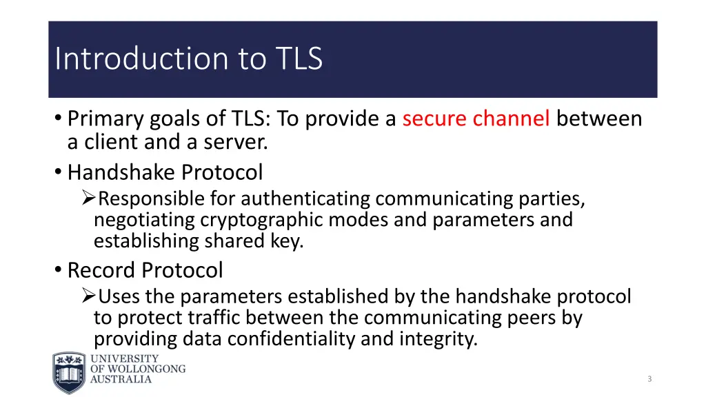 introduction to tls