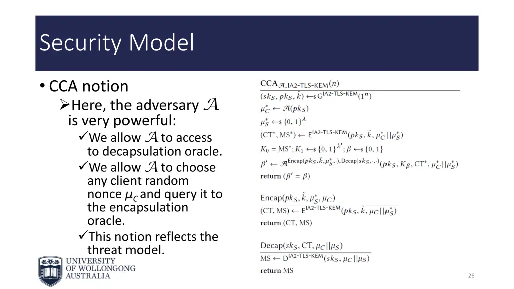 security model 1