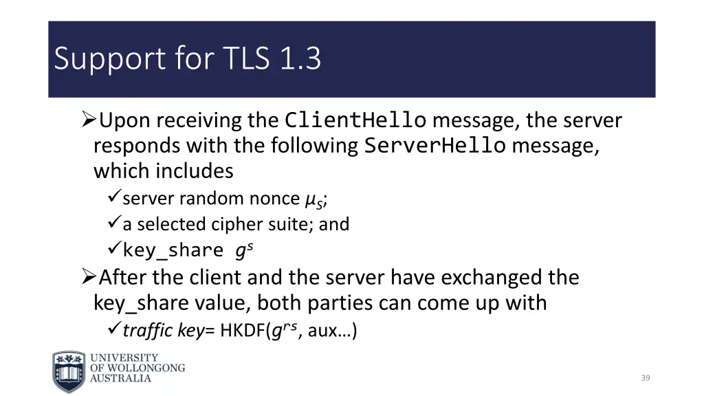 support for tls 1 3 2