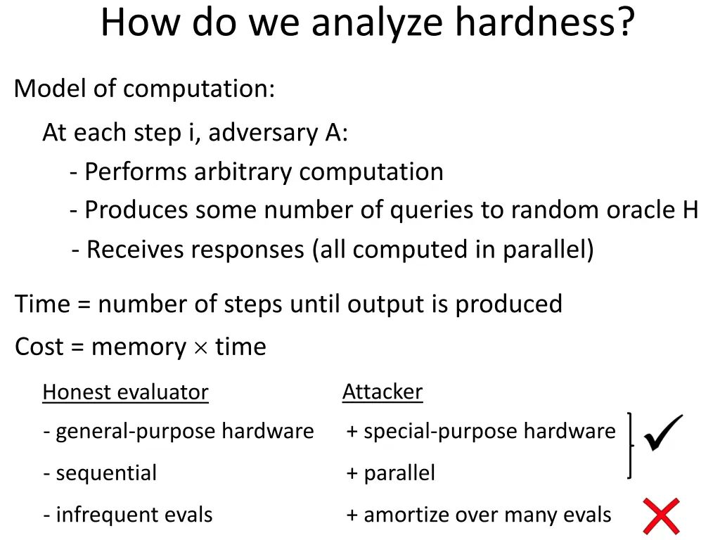 how do we analyze hardness 1