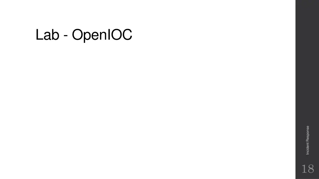 lab openioc