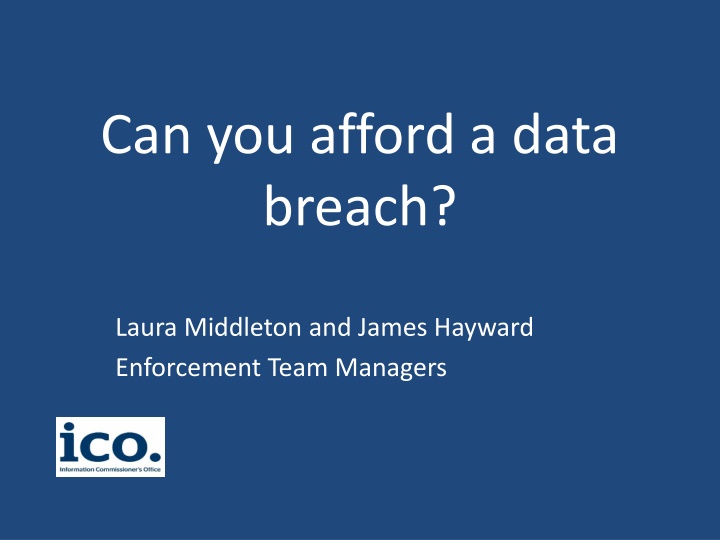 can you afford a data breach