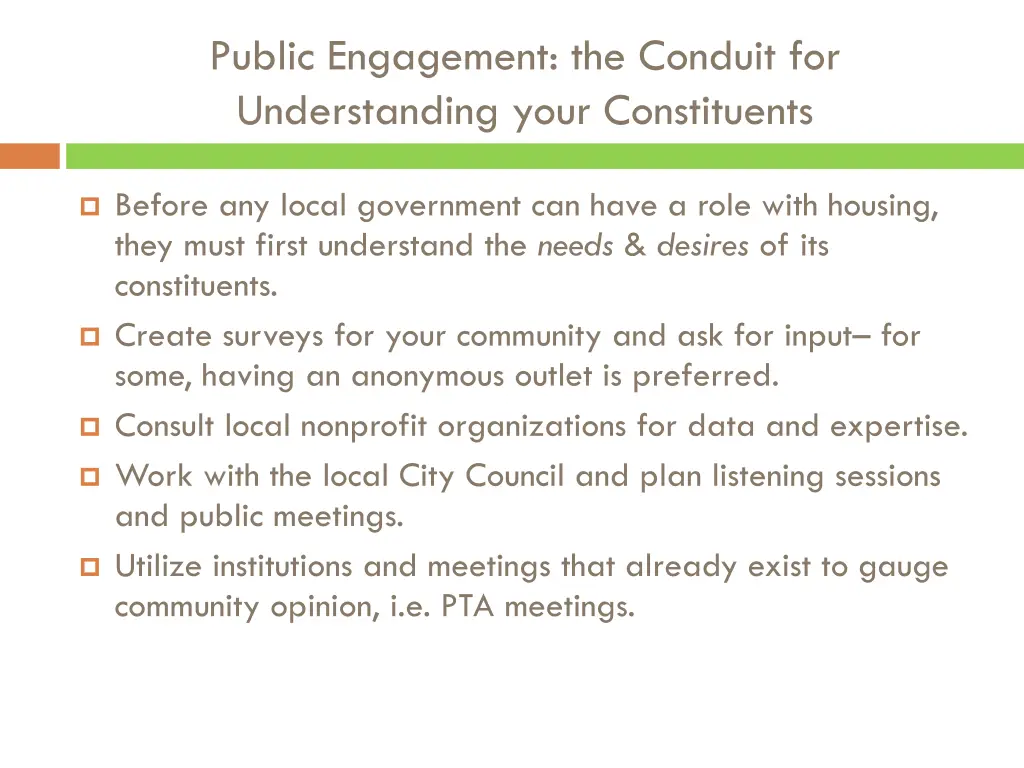 public engagement the conduit for understanding