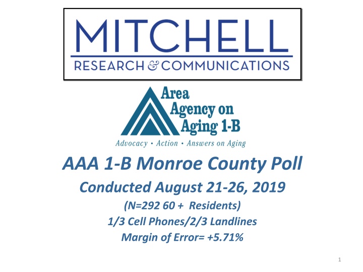 aaa 1 b monroe county poll conducted august