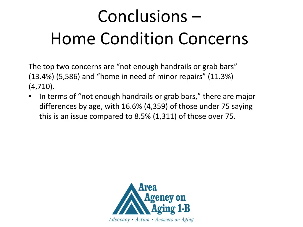 conclusions home condition concerns