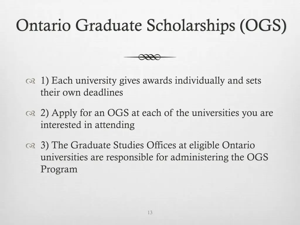 ontario graduate scholarships ogs 1