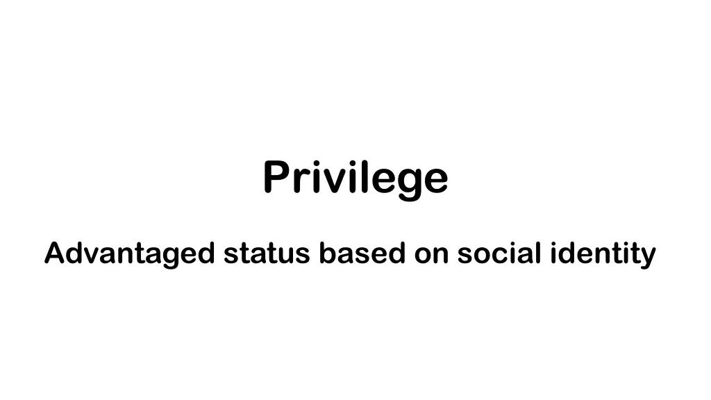 privilege