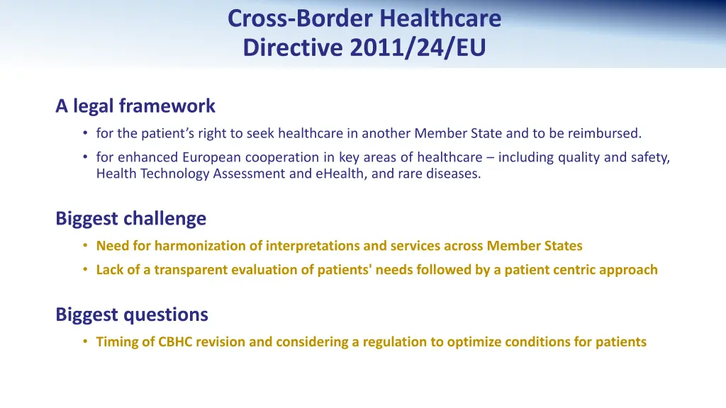 cross border healthcare directive 2011 24 eu 1