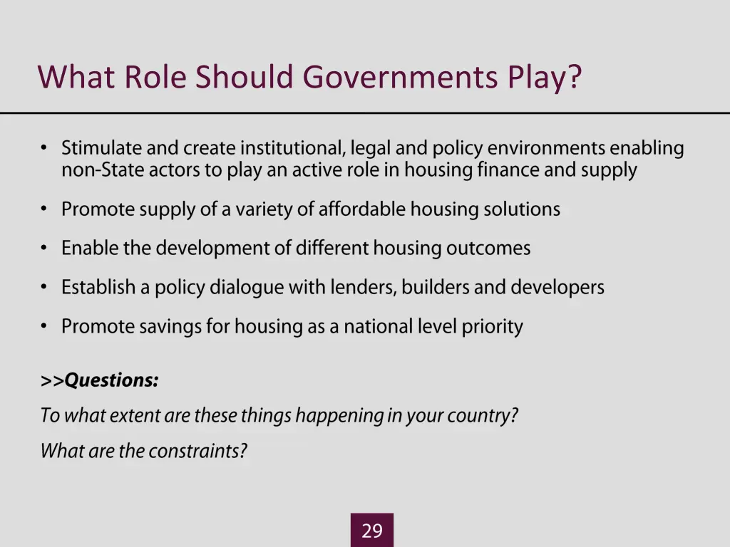 what role should governments play 1