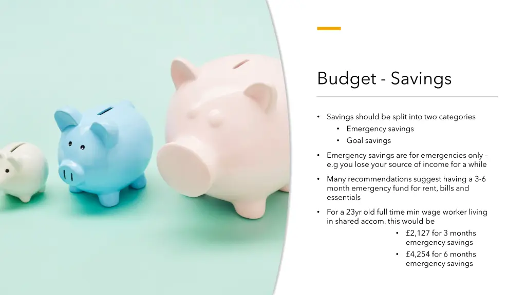 budget savings