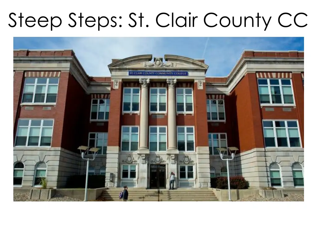 steep steps st clair county cc