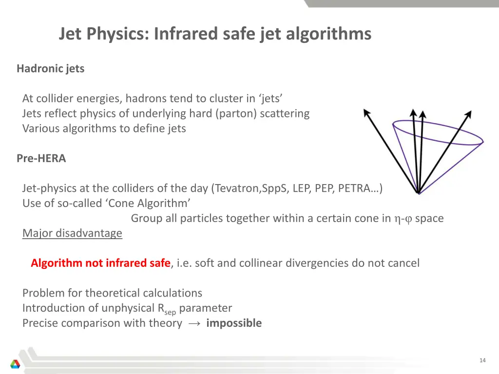 jet physics infrared safe jet algorithms