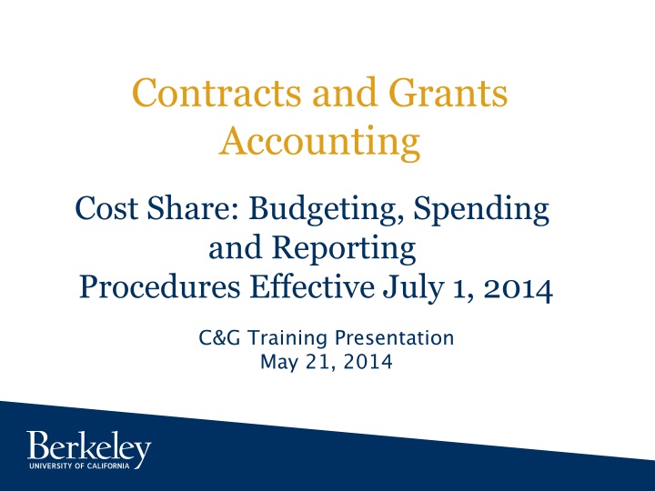 contracts and grants accounting