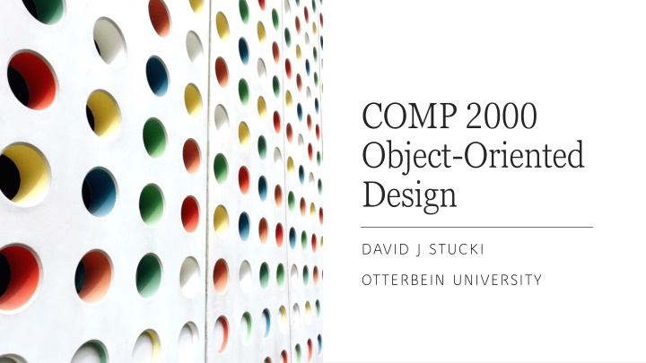 comp 2000 object oriented design