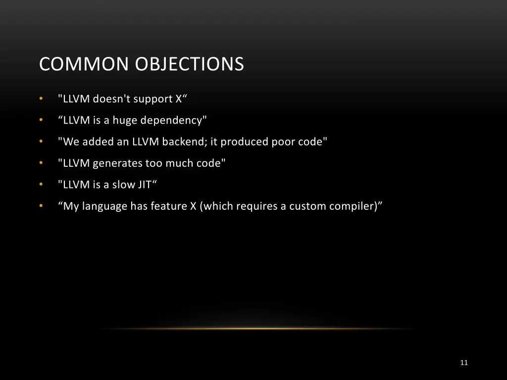 common objections