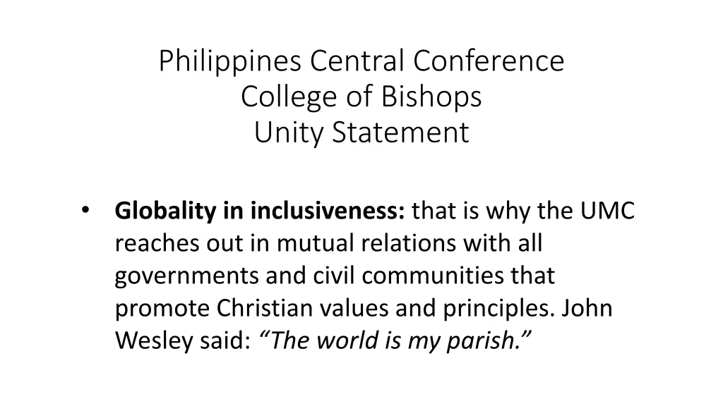 philippines central conference college of bishops 2