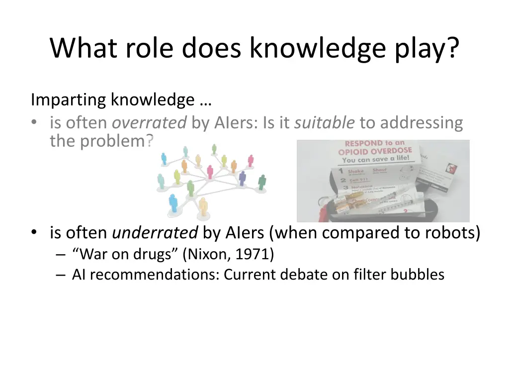 what role does knowledge play 1