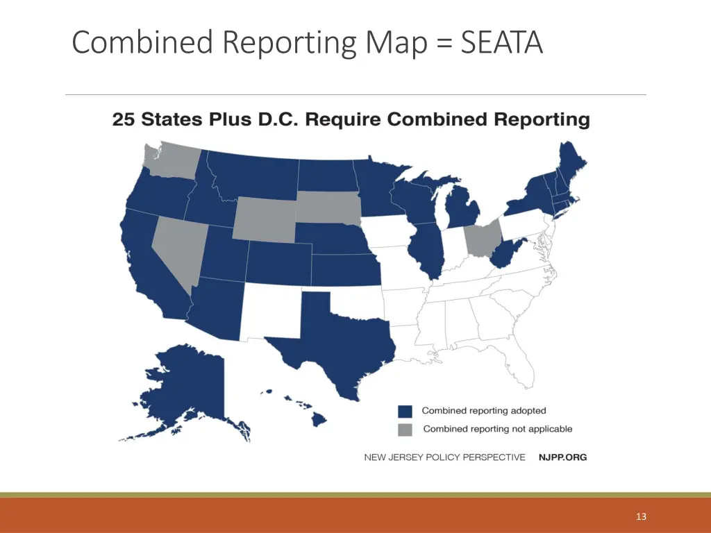 combined reporting map seata