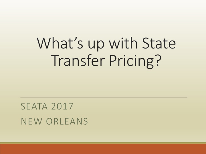 what s up with state transfer pricing