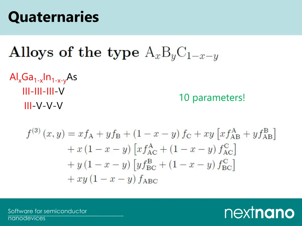 quaternaries 1