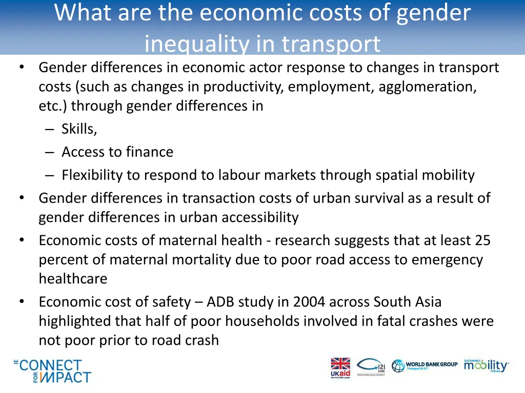 what are the economic costs of gender inequality