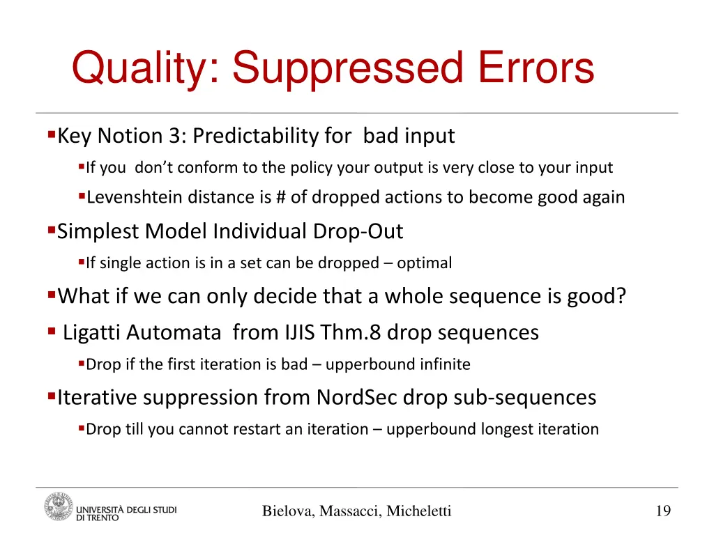 quality suppressed errors