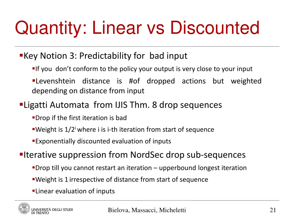 quantity linear vs discounted