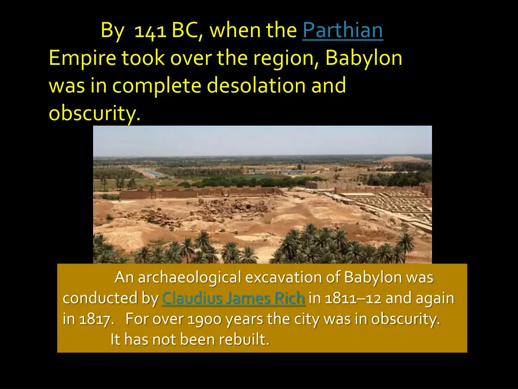 by 141 bc when the parthian empire took over