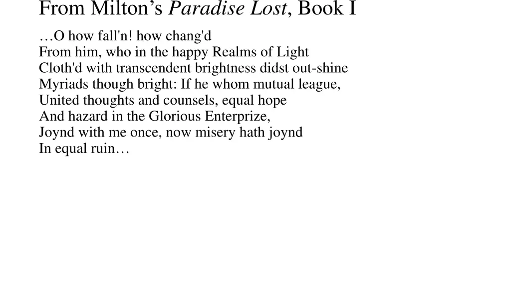 from milton s paradise lost book i