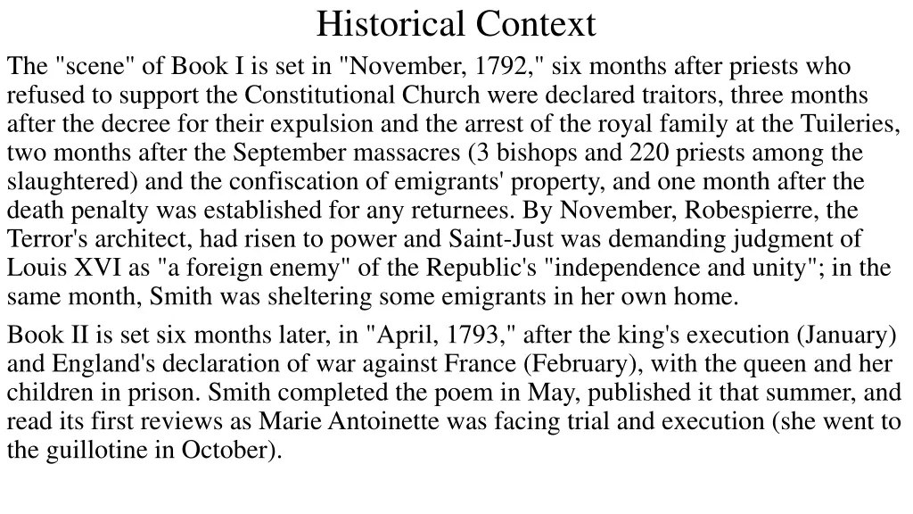 historical context