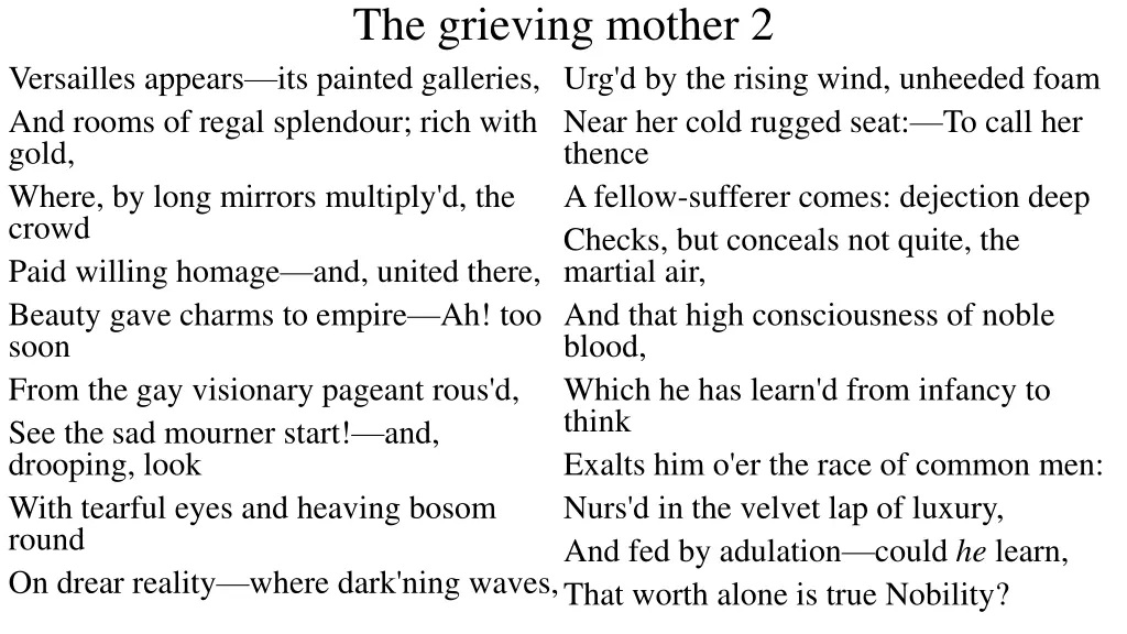 the grieving mother 2