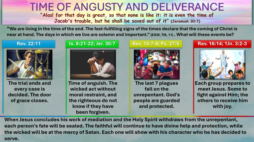 time of angusty and deliverance